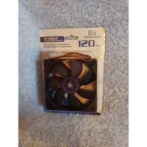 New Kingwin CF-012LB computer case fan 40CFW 12CM 950RPM black